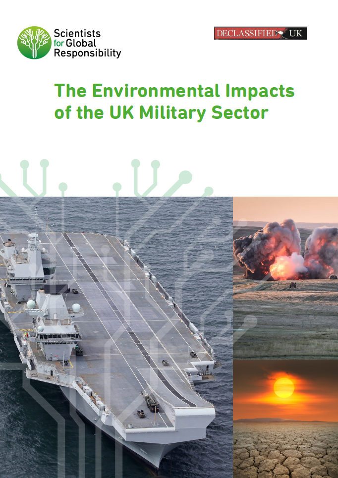 UK military environmental impacts - report cover