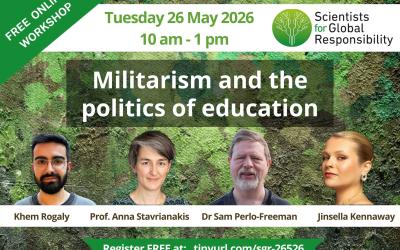 Image with event details including photos and names of 4 the speakers