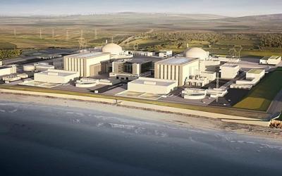 Artist's impression of Hinkley Point C nuclear power station