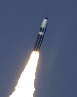 Trident missile launch