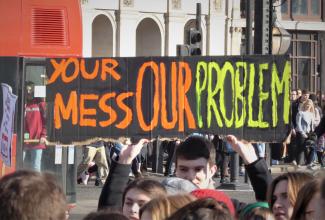 The School Strike for Climate in London (A Simms)