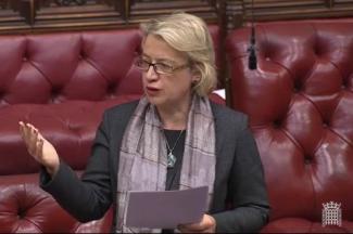 Natalie Bennett in parliament