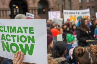 Climate protest